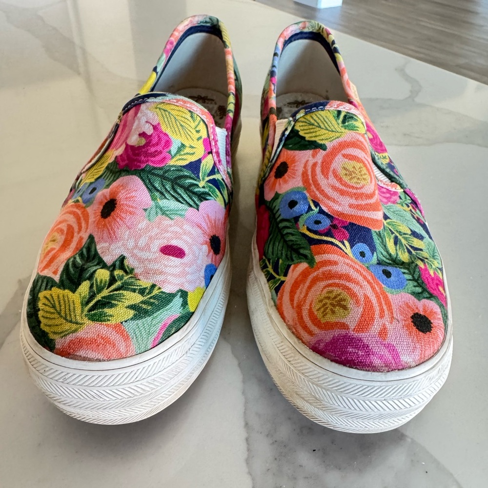 Keds x Rifle Paper Co. Juliet Floral Triple Decker Slip-On Wmn’s Sneakers Sz 7.5